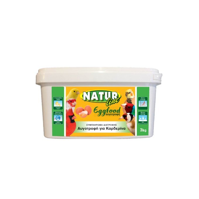NATUR LINE ΑΥΓΟΤΡΟΦΗ ΓΙΑ ΚΑΡΔΕΡΙΝΑ 3KG